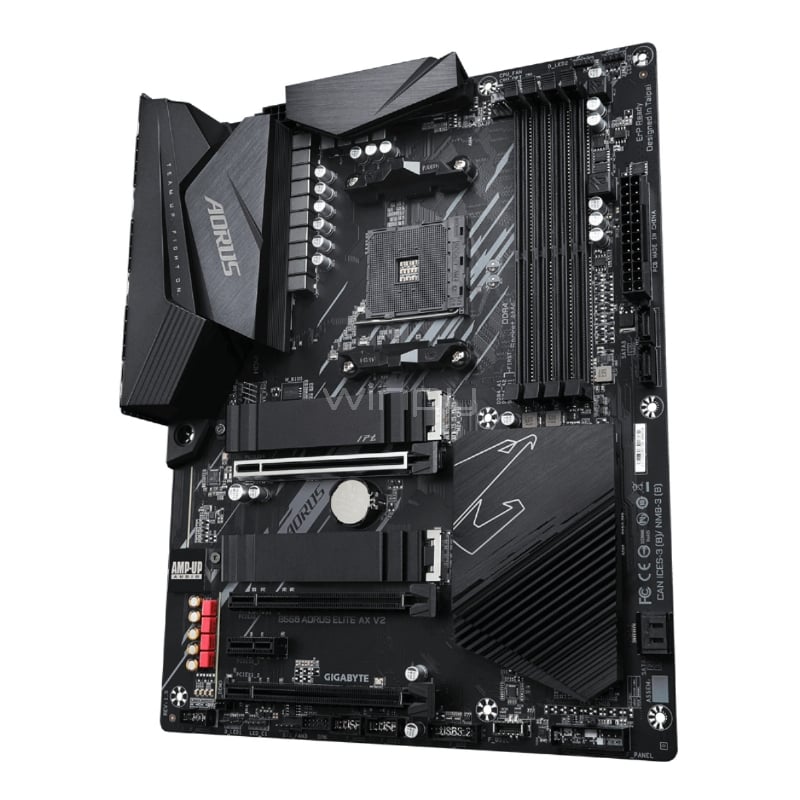 Placa Madre Gigabyte B550 AORUS ELITE AX V2 (AM4, DDR4 2133/4733MHz, M.2 x2, ATX)