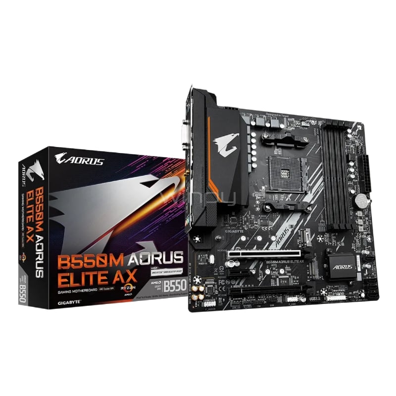 Placa Madre Gigabyte B550M AORUS ELITE AX (AM4, DDR4 2133/4733MHz