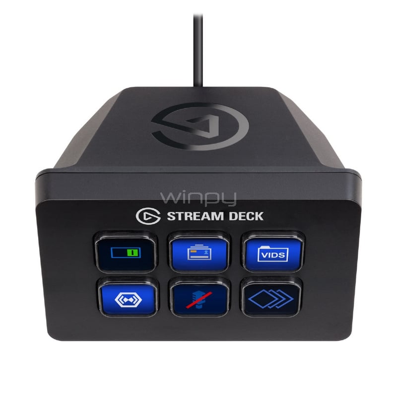 Stream Deck Mini Elgato (6 Teclas, USB, Negro)