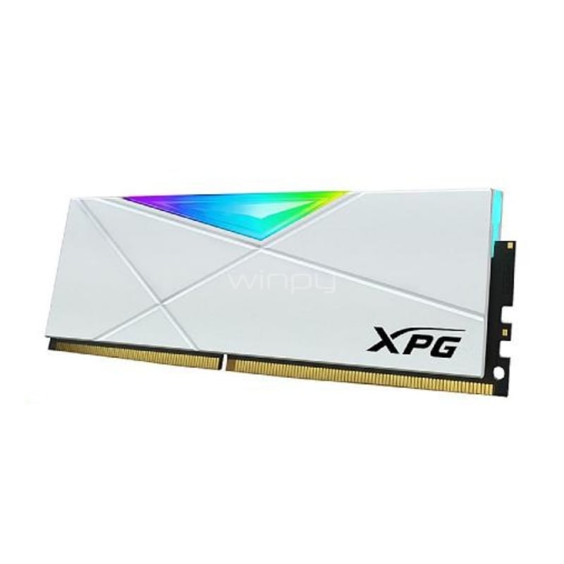 Memoria RAM XPG SPECTRIX D50 White de 16GB (DDR4, 3600MHz, CL18, DIMM)
