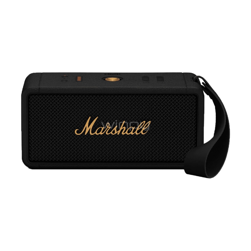 Parlante Bluetooth Marshall Middleton (60W, Bluetooth, Negro)