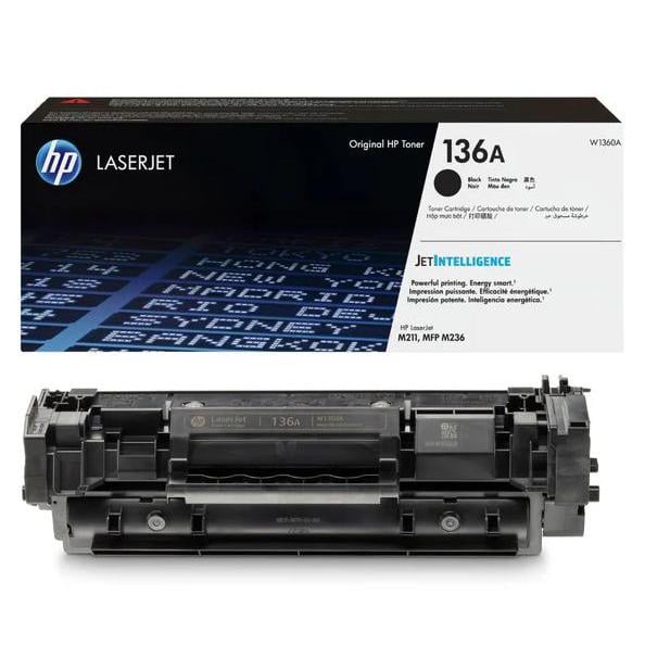 T&oacute;ner Original HP 136A LaserJet (1.150 p&aacute;gs, Negro)
