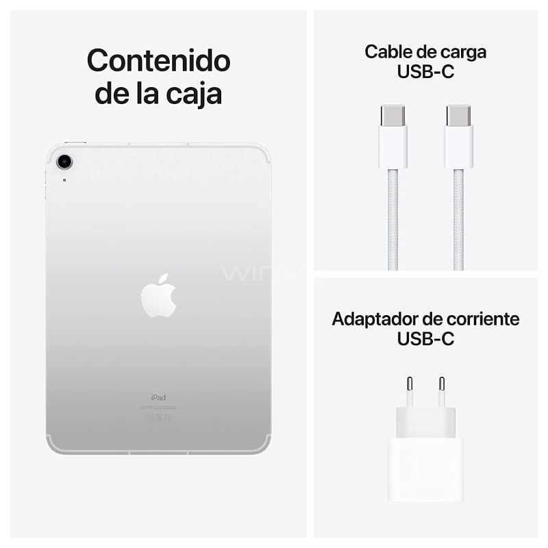 Apple iPad 10.9“ (10ª generación, 64GB, 2022, Silver)