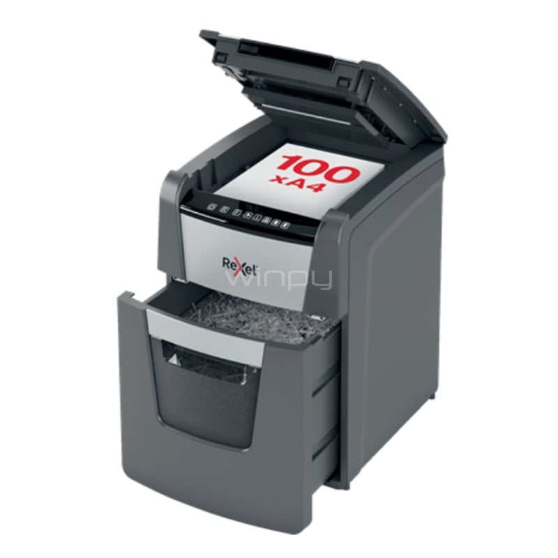 Trituradora Rexel Optimum AutoFeed 100X Partículas (A4, 34L)