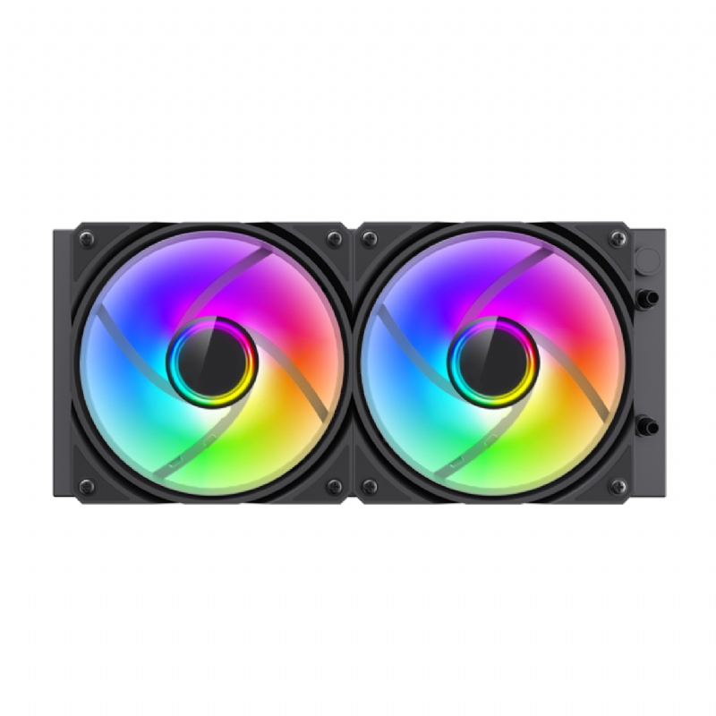 Refrigeración Líquida GameMax Iceburg 240 Infinity (LGA1700/AM5, 120mm x2, 2300rpm, PWM)