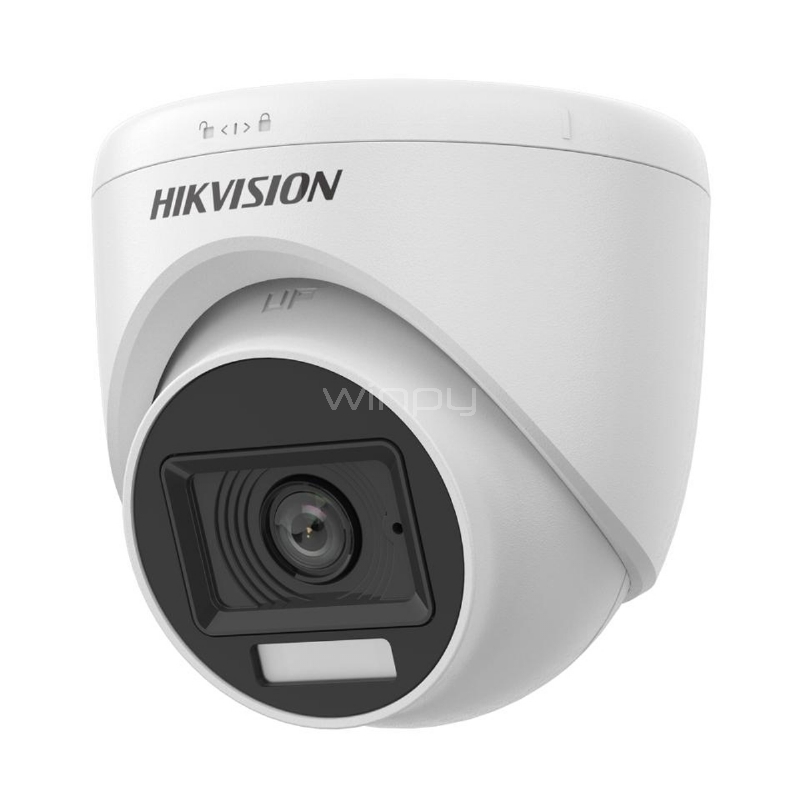 Cámara Domo Hikvision Smart Hybrid (Interior, 2MP CMOS, IR IP67)