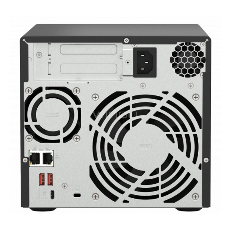 Servidor NAS QNAP TS-473A con 4 bahías (Ryzen V1500B, 8GB RAM, HDD