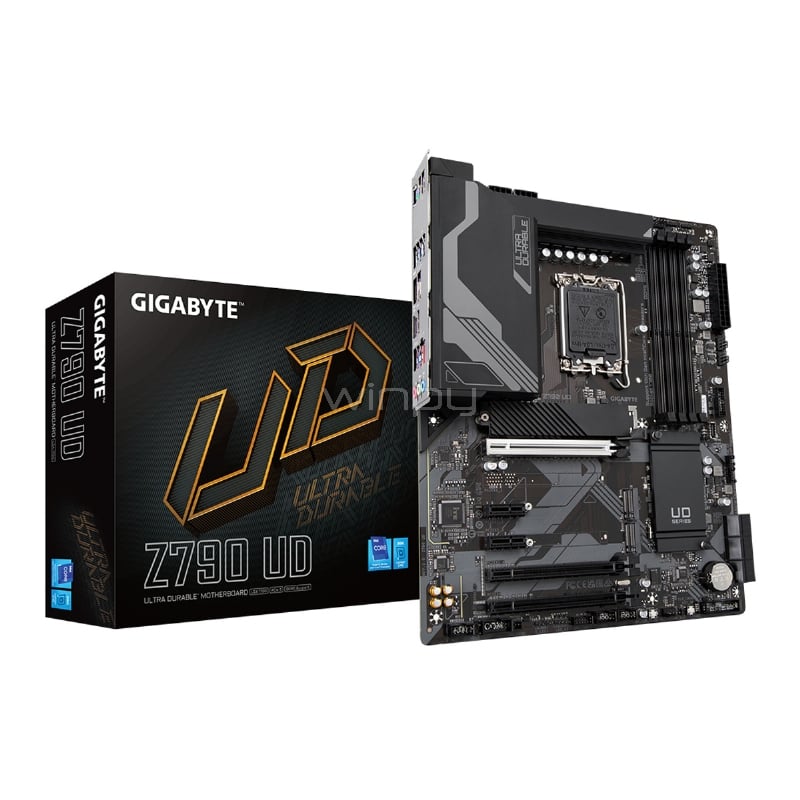 Placa Madre Gigabyte Z790 UD (LGA1700, DDR5 4000/7600MHz, M.2 x2, ATX)