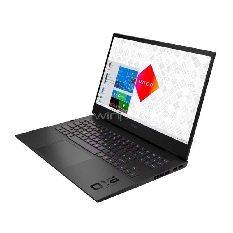 Notebook Gamer HP OMEN 16-b0502la de 16.1“ (i7-11800H, RTX 3070 Max-Q, 32GB RAM, 512GB SSD, Win11)