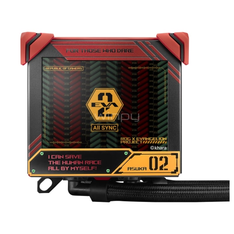 Refrigeración Líquida ASUS ROG Ryujin III 360 ARGB EVA-02 EDITION (LGA1700/AM5, 120mm x3, 3600rpm)