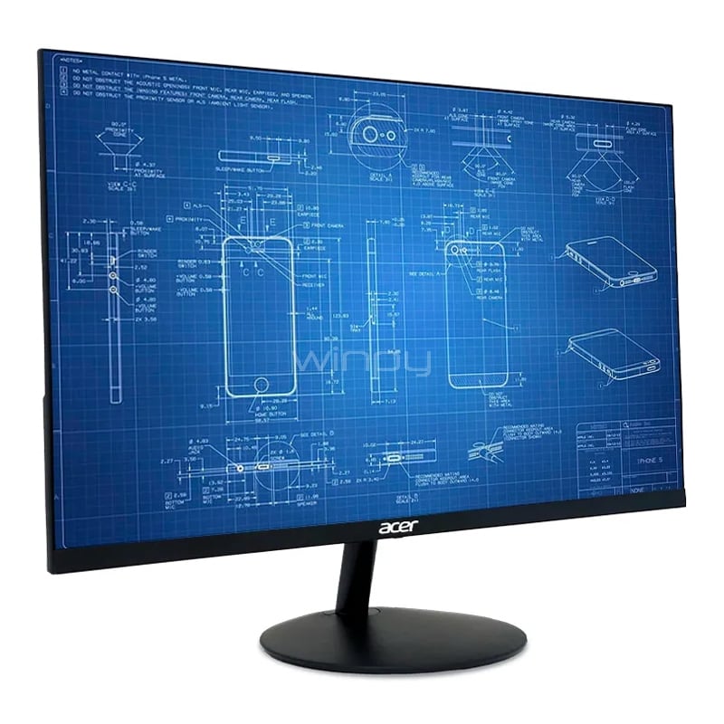 Monitor Acer SA222Q de 21.5“ (IPS, Full HD, 100Hz, 1ms, HDMI+VGA, FreeSync)