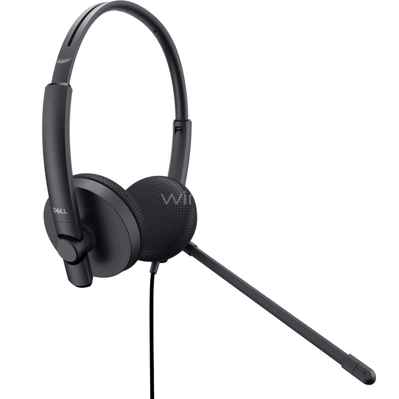 Audífonos Dell WH1022 con Micrófono (Jack 3.5mm/ USB, Negro)