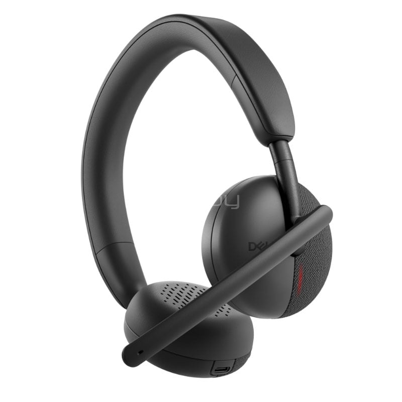 Audífonos Dell WL3024 (Cancelación de Ruido, USB-C, MS Teams/Zoom, Negro)