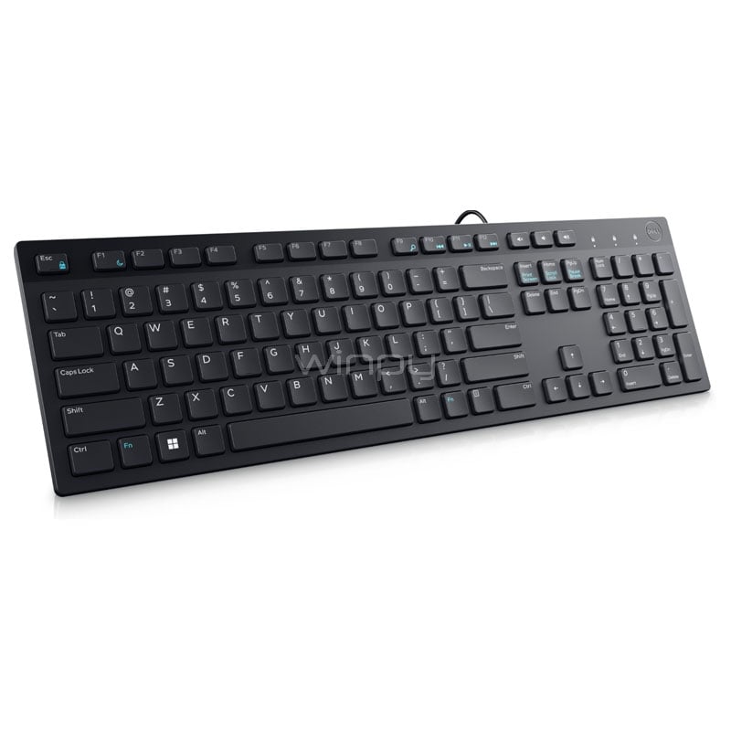 Kit Teclado + Mouse Dell KM300C (Ambidestro, Español, Negro)