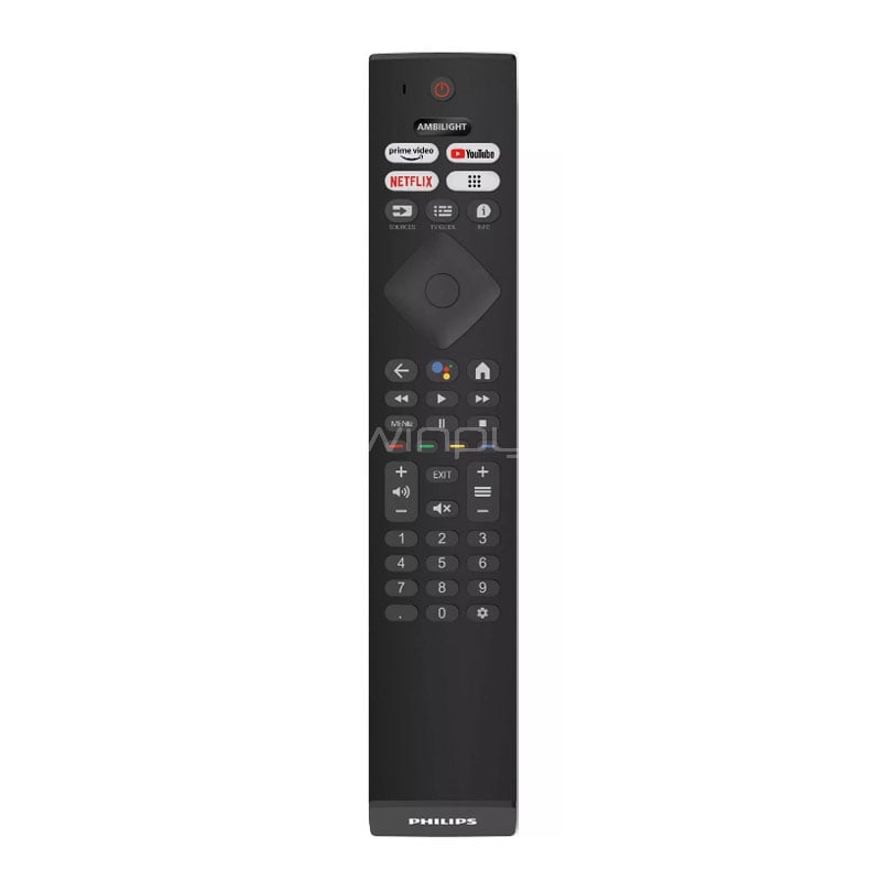 Televisor Philips SmartTV AMBILIGHT de 75“ (LED, 4K, HDR10/HLG, HDMI, WiFi/USB, Google TV)
