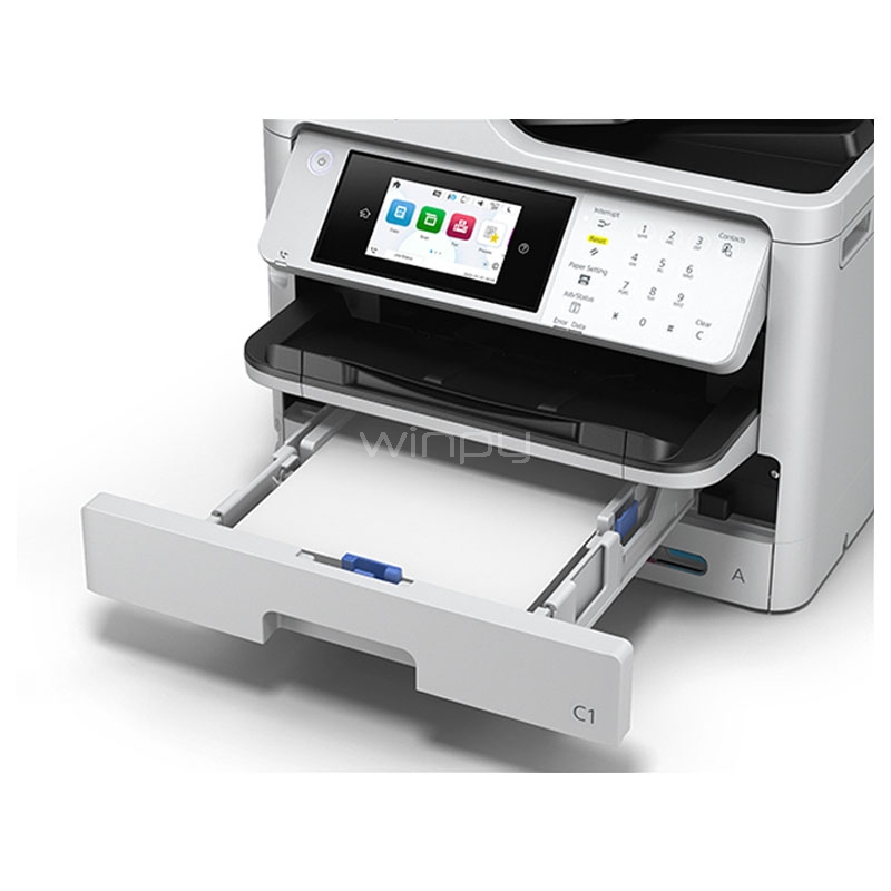 Multifuncional Epson WorkForce Pro WF-C5810 (Tinta Color, 25ppm, 1200dpi, Wi-Fi/USB/Ethernet)