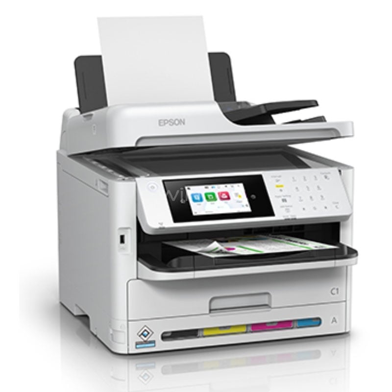 Multifuncional Epson WorkForce Pro WF-C5810 (Tinta Color, 25ppm, 1200dpi, Wi-Fi/USB/Ethernet)