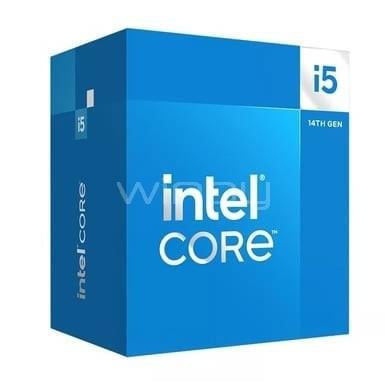 Procesador Intel Core i5-14400 Raptor Lake (LGA1700, 2.5/4.7 GHz, 10 Nucleos, 16 Hilos, 20MB Cache)