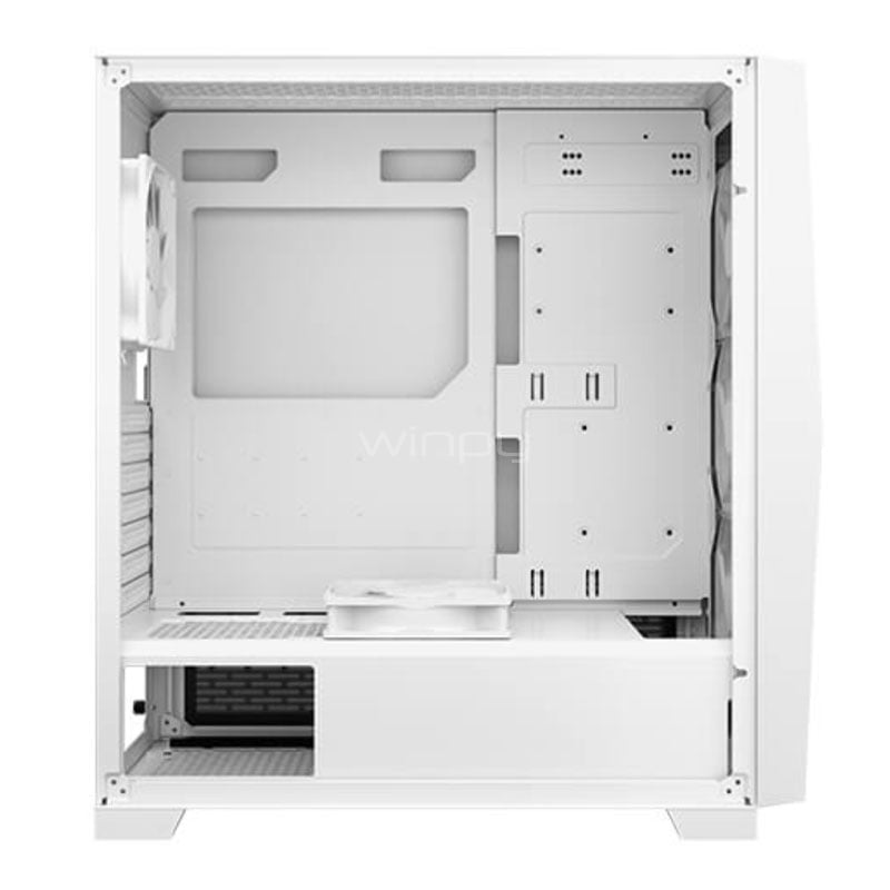 Gabinete Gamer Antec DF800 FLUX White (ATX, Vidrio Templado, 3 Ventiladores ARGB)