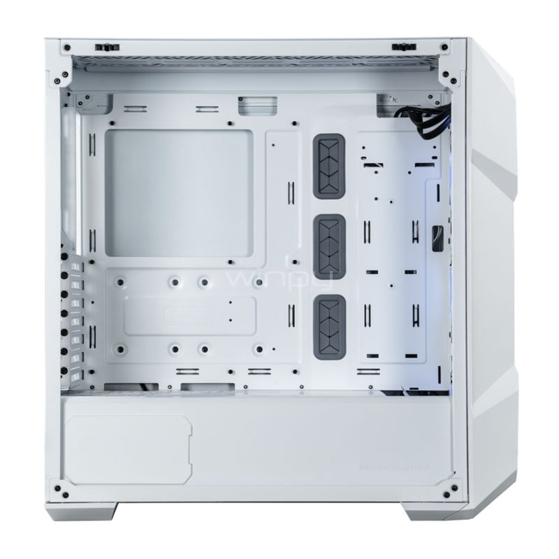 Gabinete Gamer MasterBox TD500 MESH V2 White (ATX, Vidrio Templado, Controlador, 3 Ventiladores ARGB)