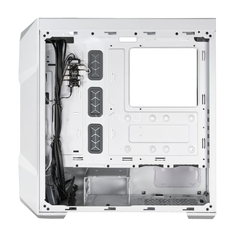 Gabinete Gamer MasterBox TD500 MESH V2 White (ATX, Vidrio Templado, Controlador, 3 Ventiladores ARGB)