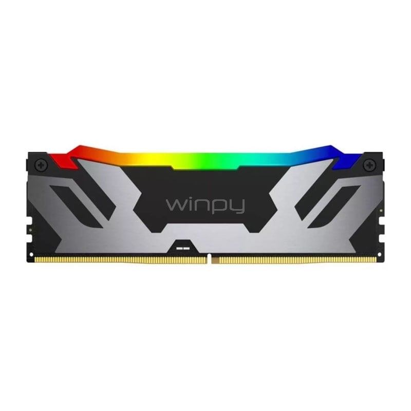Memoria RAM Kingston Fury Renegade RGB Silver de 24GB (DDR5, 7200MHz, CL38, DIMM)