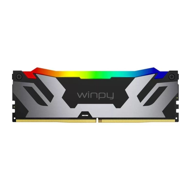 Memoria RAM Kingston Fury Renegade RGB Silver de 24GB (DDR5, 6400MHz, CL32, DIMM)