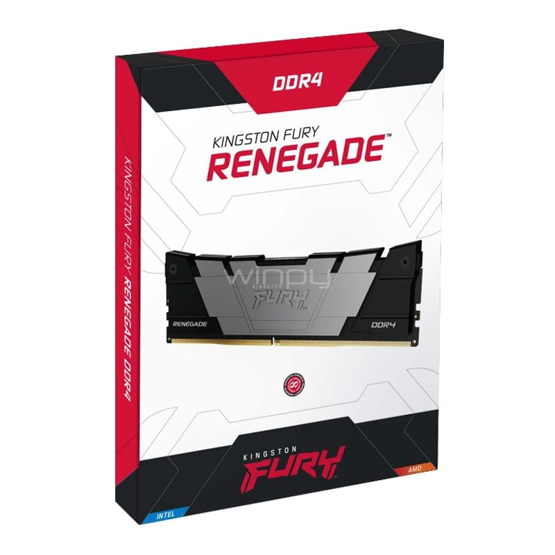 Memoria RAM Kingston Fury Renegade Black XMP de 32GB (DDR4
