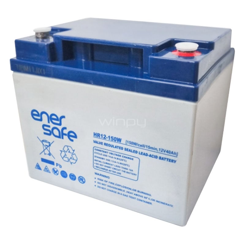 Batería Enersafe HR12-150W de 12V/40Ah