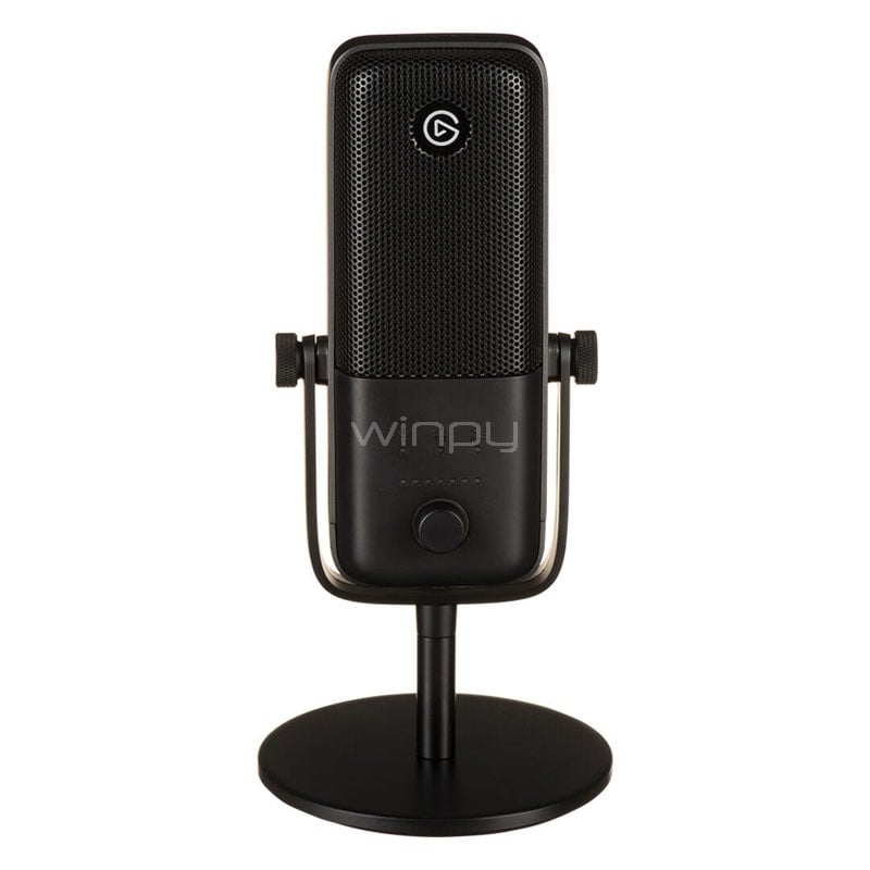 Micrófono ElGato Wave 3 (USB-C, Cardioide, Negro)
