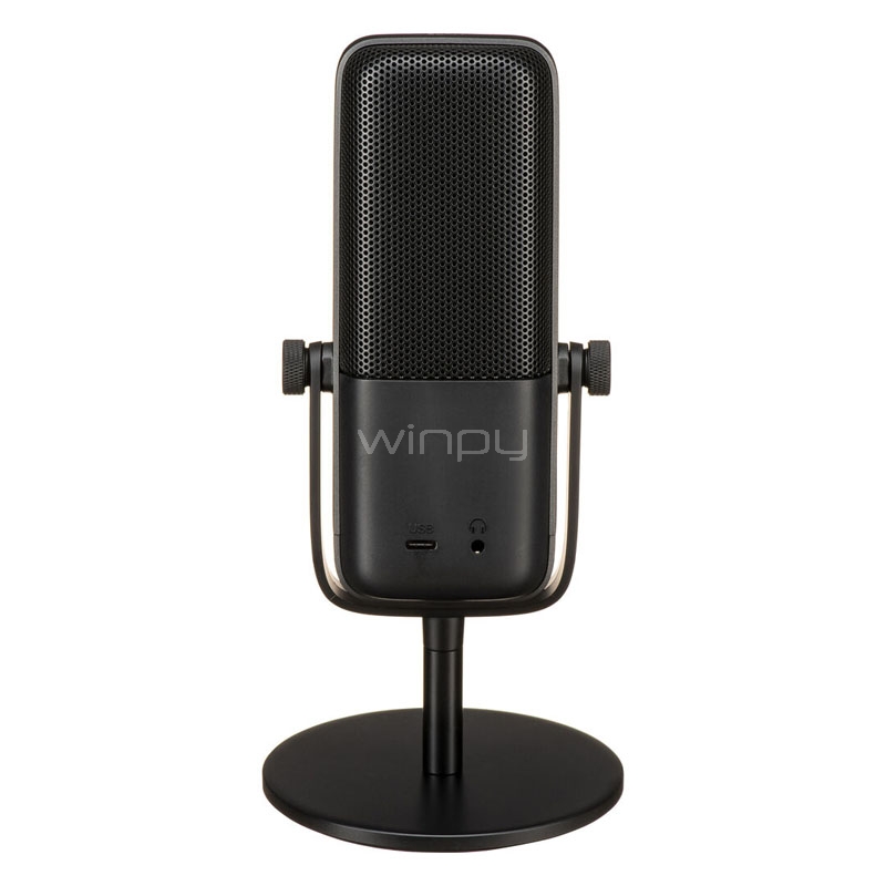 Micrófono ElGato Wave 3 (USB-C, Cardioide, Negro)