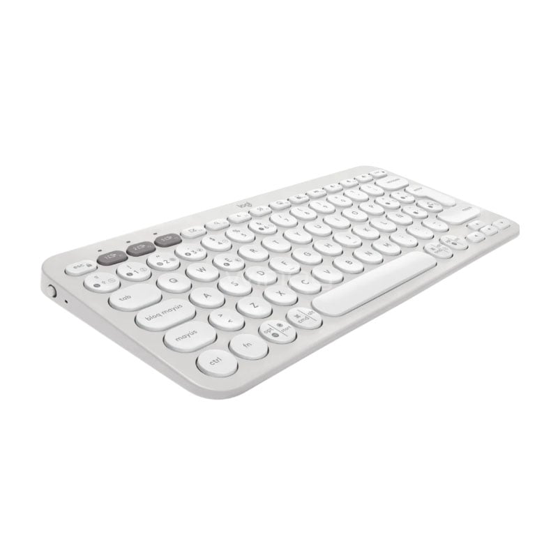 Teclado Logitech Pebble Keys 2 K380s (Bluetooth, Español, Blanco)