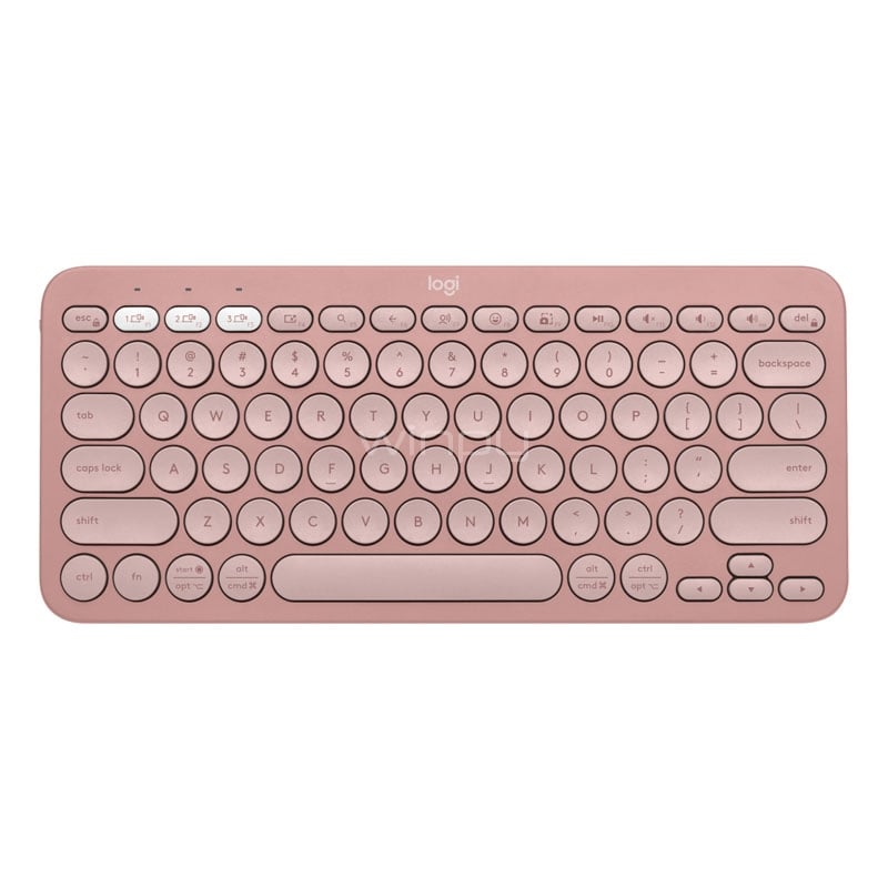 Teclado Logitech Pebble Keys 2 K380s (Bluetooth, Español, Rosado)