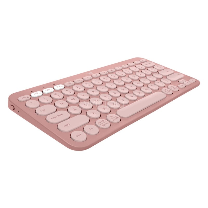 Teclado Logitech Pebble Keys 2 K380s (Bluetooth, Español, Rosado)
