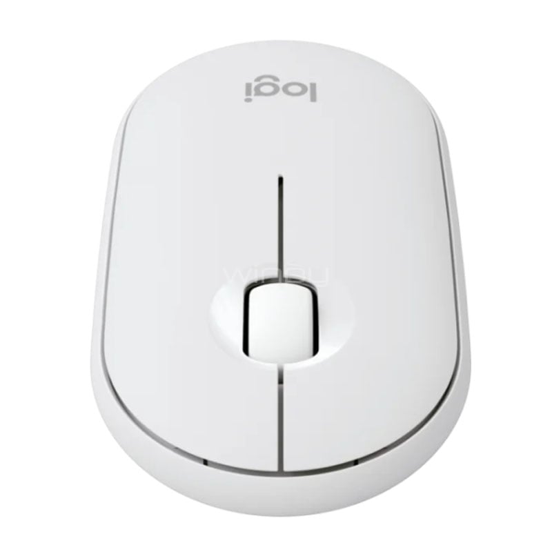Mouse Logitech Pebble 2 M350s (Bluetooth/ Dongle USB, 4.000dpi, Blanco)