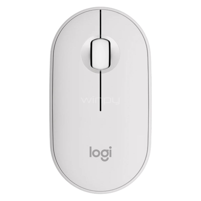 Mouse Logitech Pebble 2 M350s (Bluetooth/ Dongle USB, 4.000dpi, Blanco)