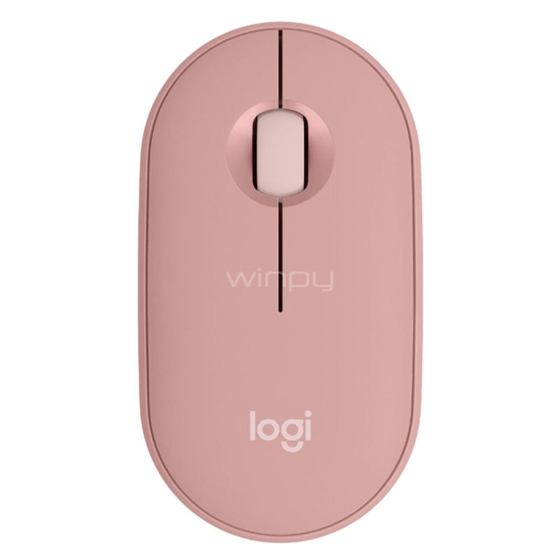 Mouse Logitech Pebble 2 M350s (Bluetooth/ Dongle USB, 4.000dpi, Rosado)