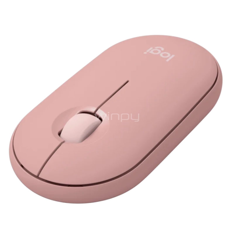Mouse Logitech Pebble 2 M350s (Bluetooth/ Dongle USB, 4.000dpi, Rosado)