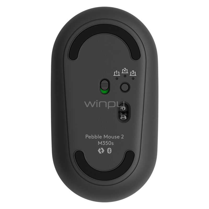 Mouse Logitech Pebble 2 M350s (Bluetooth/ Dongle USB, 4.000dpi, Grafito)