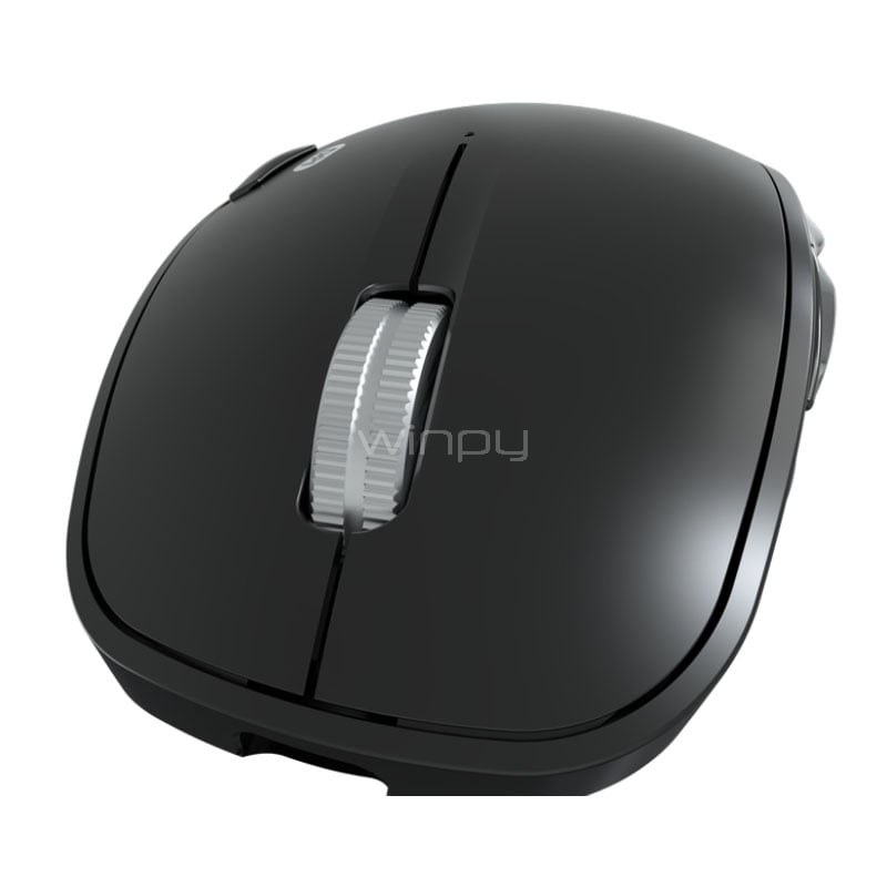 Mouse Inalámbrico Klipxtreme Duotrak (Bluetooth/Dongle USB, Negro)