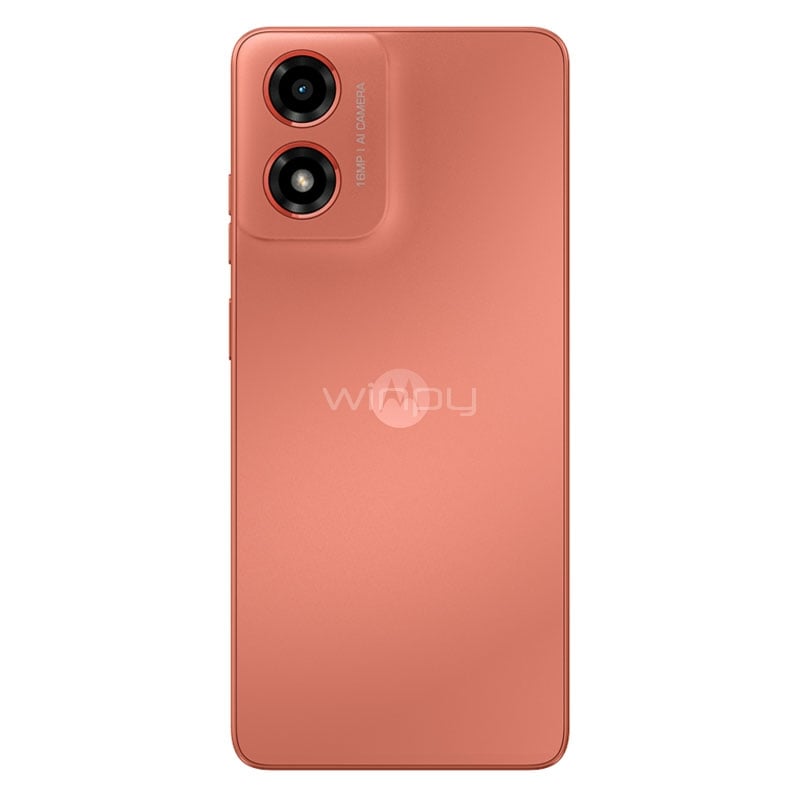 Celular Motorola Moto G04 de 6.6“ (OctaCore, 4GB RAM, 128GB Internos, Naranjo)