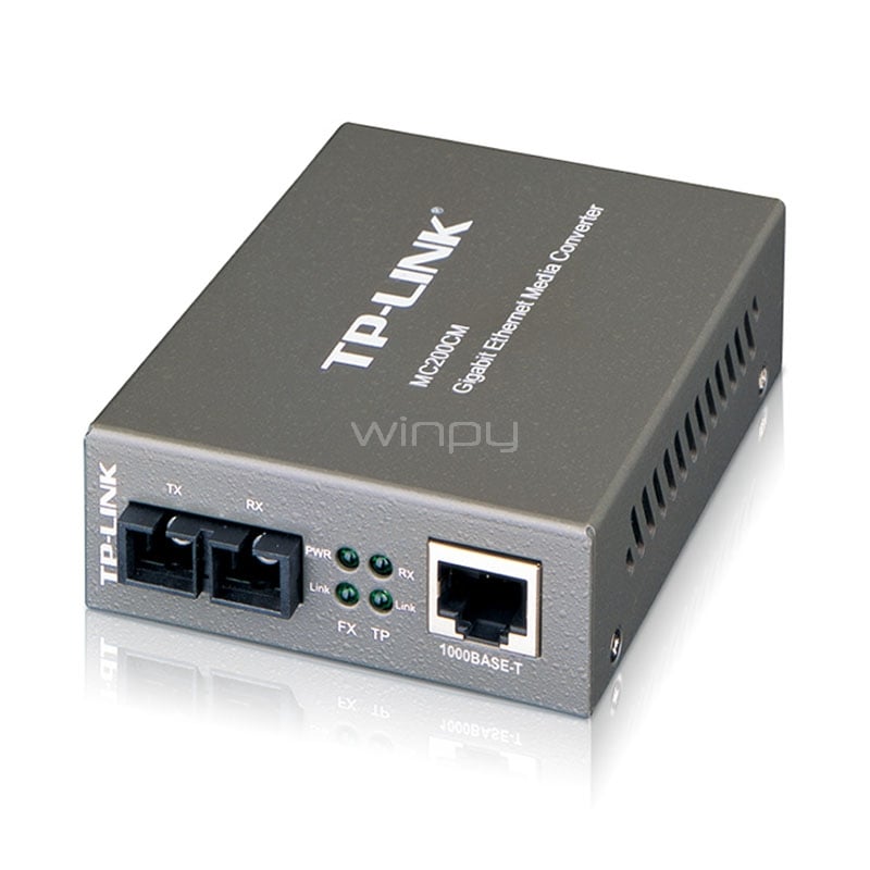 Convertidor Fibra Óptica TP-Link MC200CM (1000BASE-SX a 1000Base-T)
