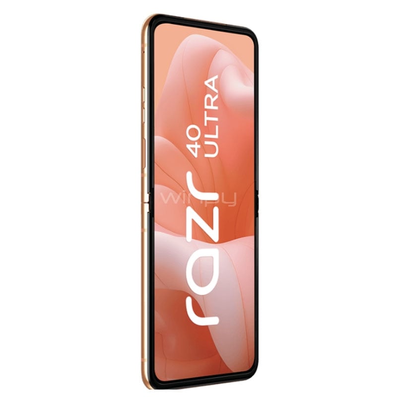 Celular Motorola RAZR 40 Ultra 5G de 6.9“ (OctaCore, 12GB RAM, 512GB Interno, Peach Fuzz)