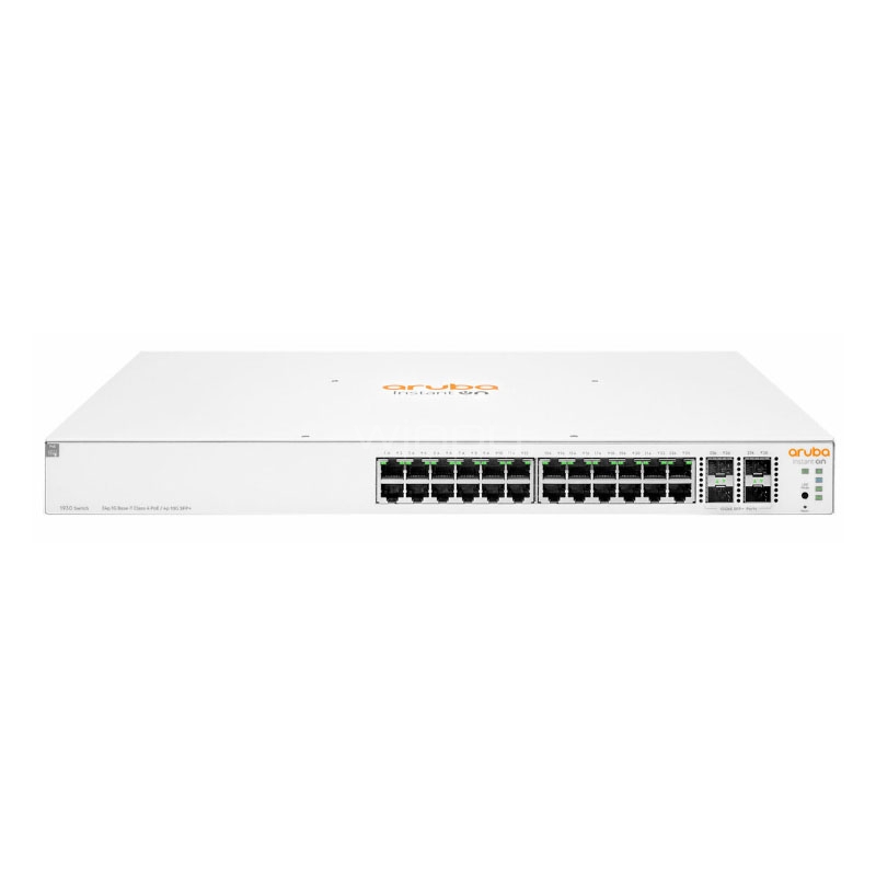 Switch Aruba Instant On 1930 de 24 Puertos (Gestionado, SFP+, 128 Gbps, PoE, 370 W)