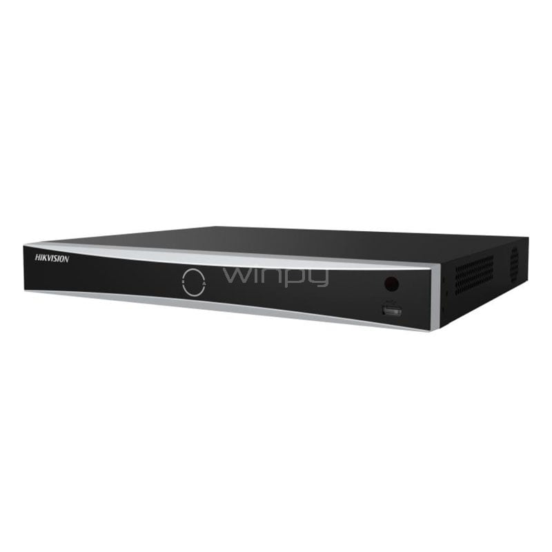 NVR Hikvision DeepinMind de 16 Canales (8k, H.265+, HDMI/ VGA/ CVBS1, 1U)