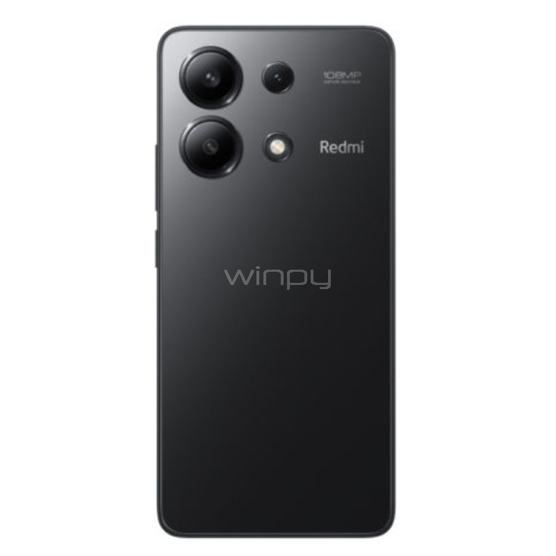 Celular Xiaomi Redmi Note 13 de 6.7“ (OctaCore, 8GB RAM, 256GB Internos, Midnight Black)