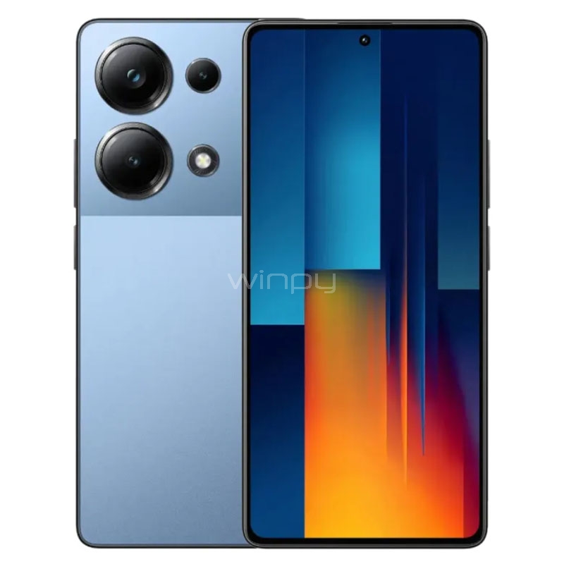Celular Xiaomi POCO M6 Pro de 6.67“ (OctaCore, 8GB RAM, 256GB Internos, Azul)