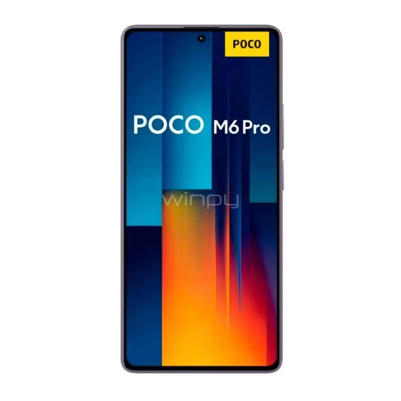 Celular Xiaomi POCO M6 Pro de 6.67“ (OctaCore, 8GB RAM, 256GB Internos, Morado)