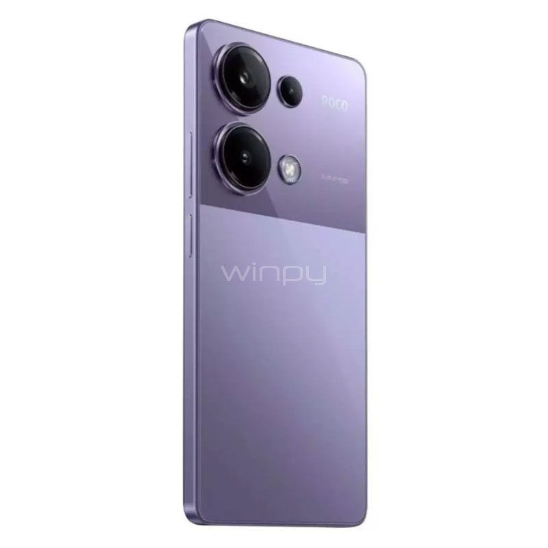 Celular Xiaomi POCO M6 Pro de 6.67“ (OctaCore, 8GB RAM, 256GB Internos, Morado)