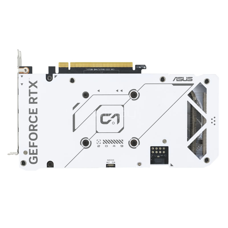 Tarjeta de Video ASUS Dual GeForce RTX 4060 White OC Edition de 8GB GDDR6